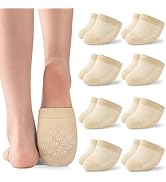 Sofier Toe Socks for Women Mules Half Socks No Show Toe Covers Topper Non-Slip Socks Liners for C...