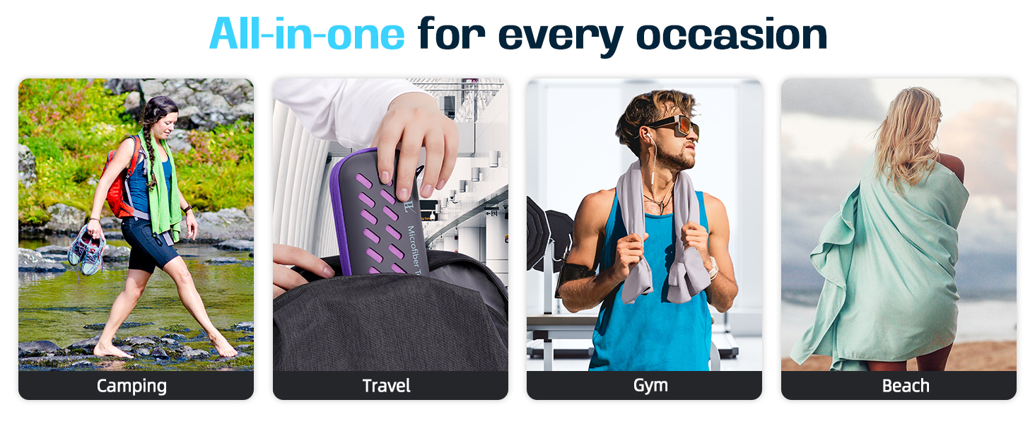 microfiber travel towel quick dry camping towel beach towel swimming sports yoga towels micro fiber