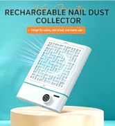 Dust Collector Nail Tech, Cordless 5000RPM, Low Noise, Salon & Home | Sparkling Rhinestone | Desk...