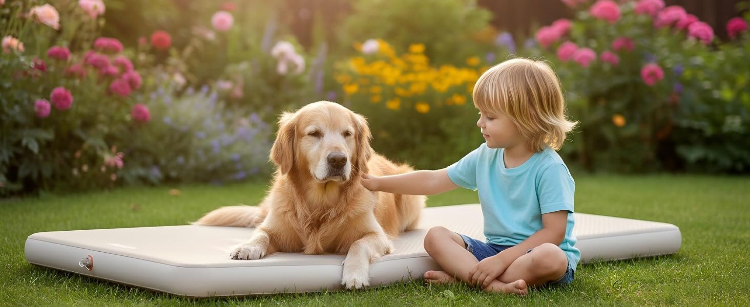 Playing in the yard