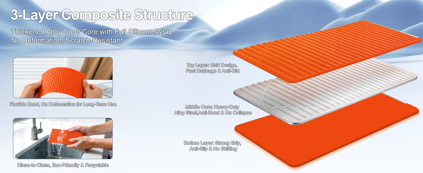 Foldable Silicone Aluminum Holder