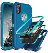 YmhxcY for iPhone X Case iPhone Xs Case Shockproof Dropproof Dust-Proof Drop Proof 3-Layer Durabl...