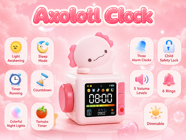 Axolotl Clock