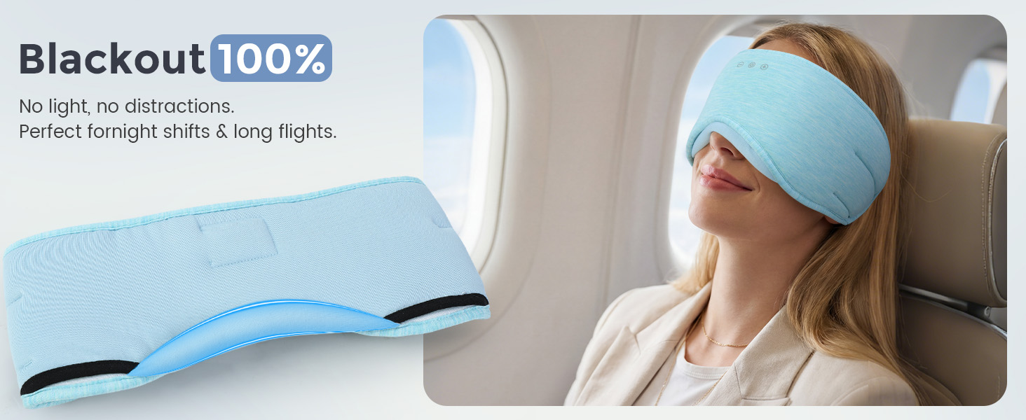 sleep mask blackout sleep pod lc dolida sleep headphones bluetooth eye mask