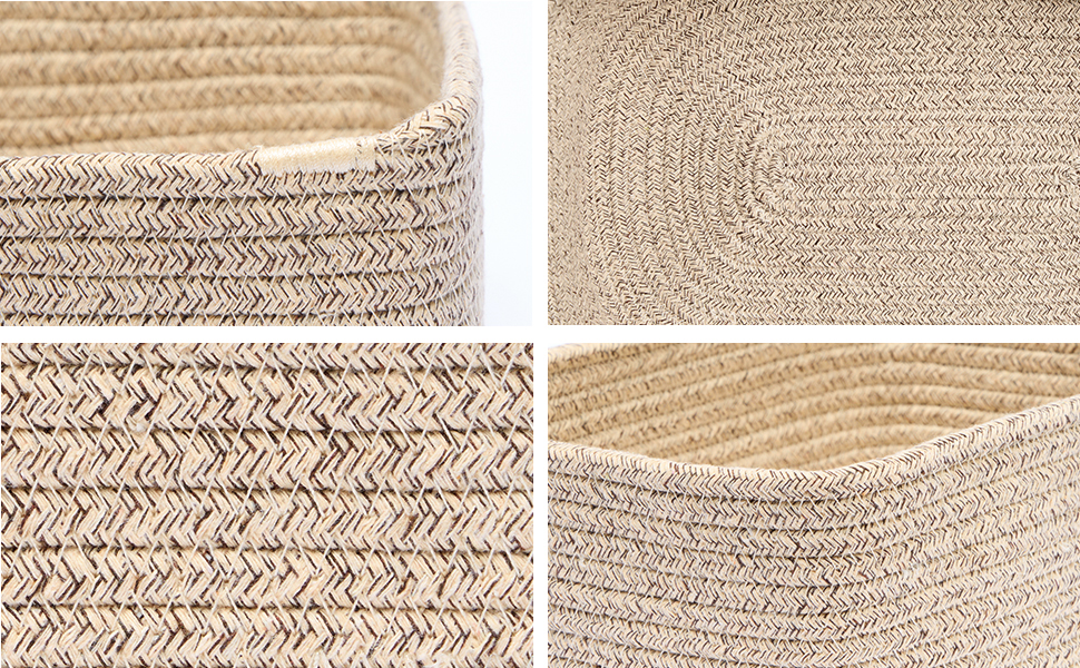 Sturdy storage baskets