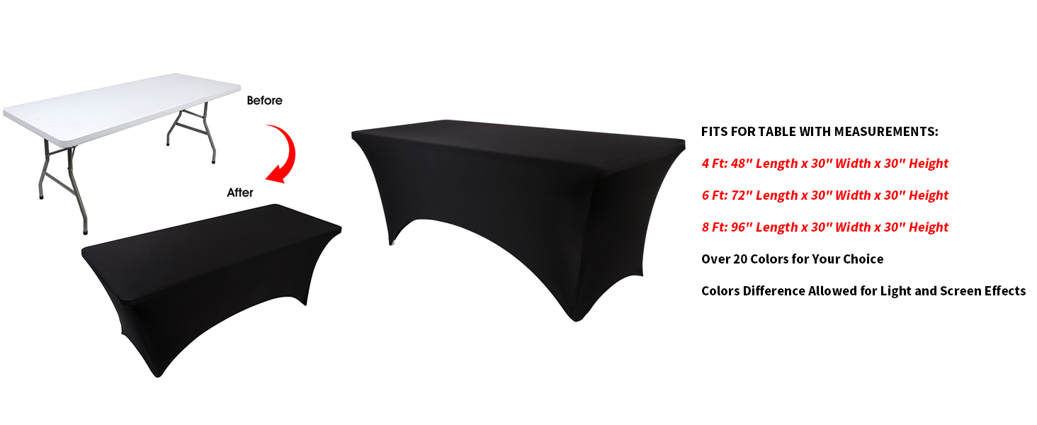 Table Clothes for 6 Foot Rectangle Tables