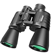 Binoculars for Adults High Powered, 20 x 50 Compact Military HD Large View Binoculars for Bird Wa...