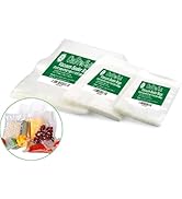 O2frepak 150 Count Vacuum Sealer Bags 50 of Each Size 50 Pint 6"X10",50 Quart 8"X12"and 50 Gallon...