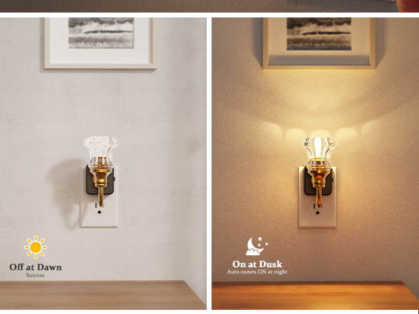 Glass Flower LED Nightlight