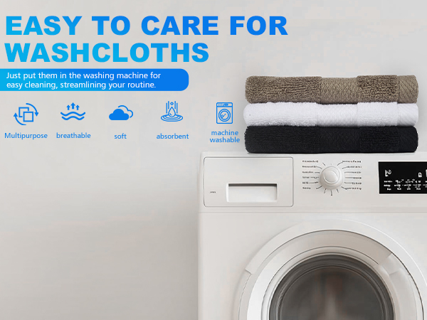100% Cotton Wash Cloths