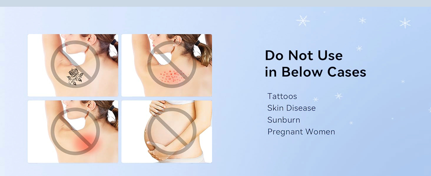 Do not use in below casses