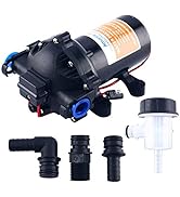 Amarine Made 12v Water Pressure Diaphragm Pump 20 L/min 5.5 Gpm 60 Psi - Caravan/rv/Boat/Marine