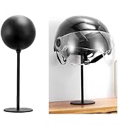 POVTII Helmet Stand - Metal Rotation Anti-Corrosion Aluminum Motorcycle Helmet Holder, Desktop Ha...