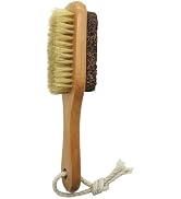 YIOYOODA Natural Lava Pumice Stone for Feet with Foot Brush, Callus Remover Foot Scrubber Exfolia...