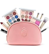 Color Nymph Makeup Kit For Teens Girls, All In One Girls Makeup Sets with Cosmetic Pink Makeup Ba...