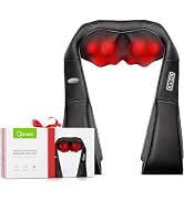 cotsoco Back Massager,Shiatsu Shoulder and Neck Massager with Heat, Electric Deep Tissue Massage ...