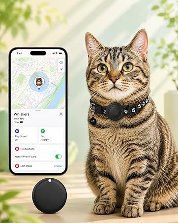Pet Tracker,GPS Collar for Cats