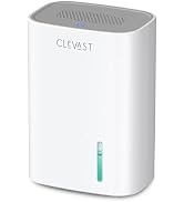 CLEVAST Small Dehumidifier for Home, Mini Quiet Fast Moisture Removal | 30oz Water Tank, Auto Shu...