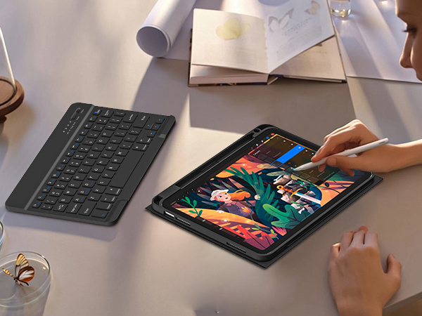 ipad a16 keyboard-black