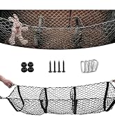 WZP Cargo Net for SUV, Expandable 3 Pocket Heavy-Duty Trunk Net, Truck Cargo Net for Pickup Truck...