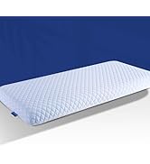 SofGlowly Ultra Thin Flat Pillows for Sleeping King Size -33x16 Inch, Cooling Gel Infused Memory ...