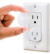 Clear Outlet Covers (50 Pack) Value Pack – Baby Safety Outlet Plug Covers – Durable & Steady – Ch...
