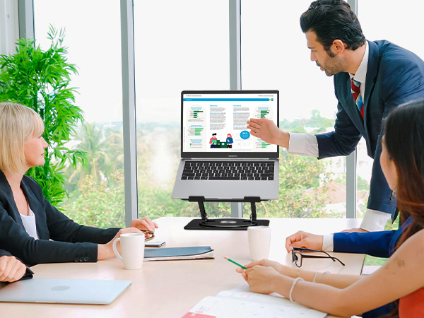 laptop stand for desk portable notebook stand ergonomic laptop riser office desk accessories