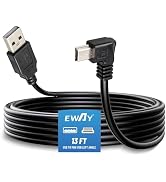 EWAY Mini USB Dash Cam Power Cable 13ft, for Rexing V1 Pro V5 V3 Byakov S6 Rove R2-4K Dashcam Das...