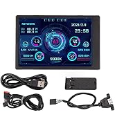 3.5in IPS USB Mini Screen,PC Temperature Display AIDA64 PC CPU RAM Data Monitor PC Sensor Panel D...