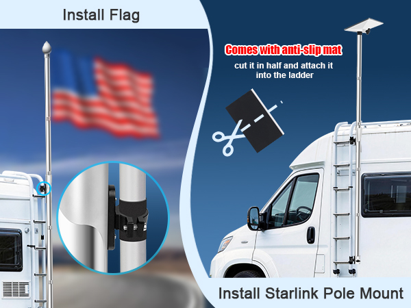 starlink mini pole mount kit