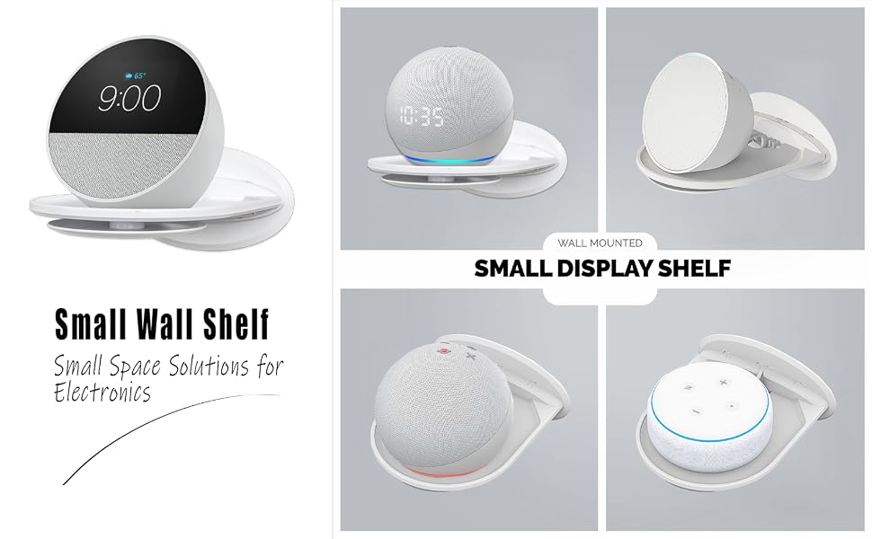Small Wall Shelf,echo spot wall mount,echo pop wall mount, echo dot wall mount