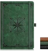 AHGXG Thick Journal Lined Notebook - 320 Numbered Pages A5 College Ruled Notebook for Writing, 10...