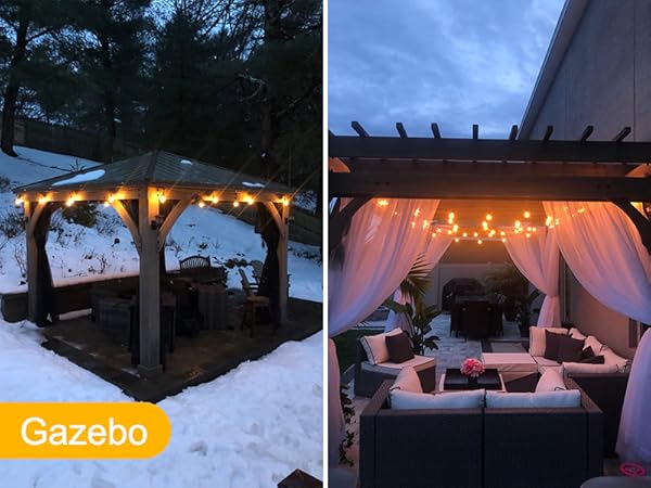 waterproof string lights