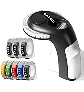 EazeID Embossing Label Maker with 8PK Tapes Color, Vintage Embossed Label Maker Machine with Tape...
