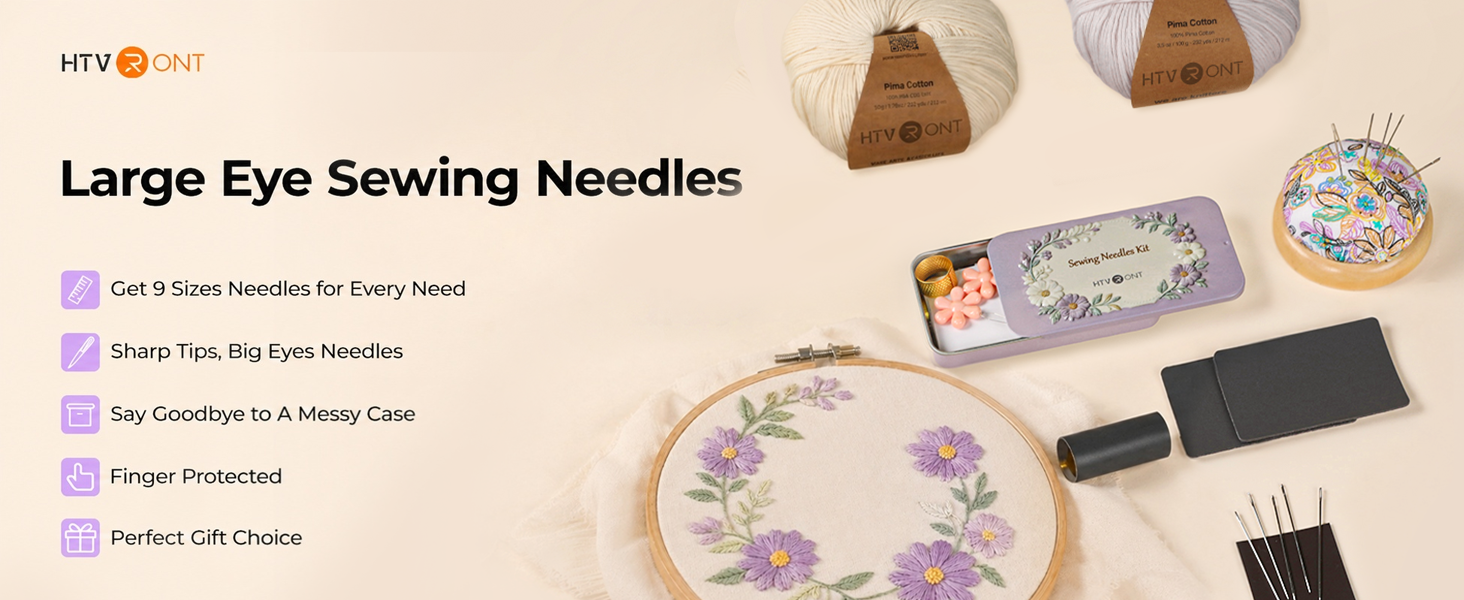 sewing needles