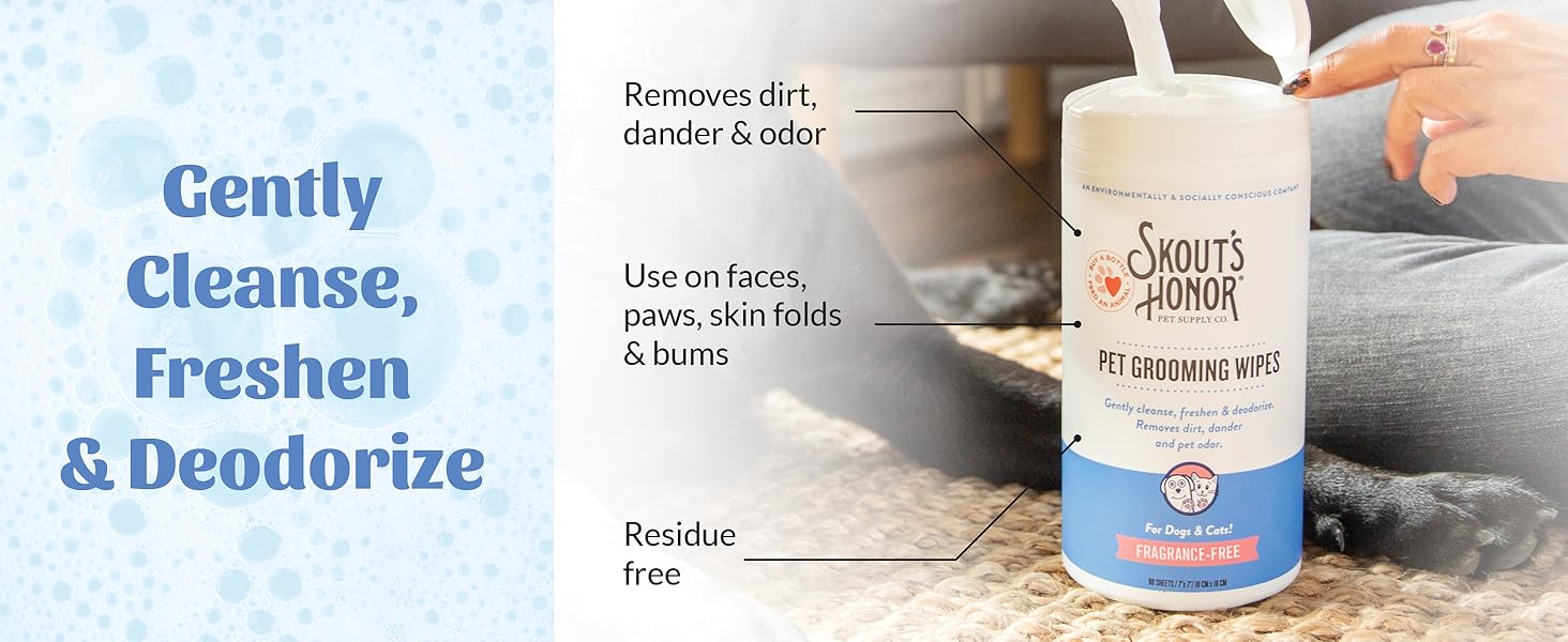 Grooming Wipes-Family