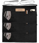 Xeoxarel Aprons with 4 Pockets (Available in 3 Pack / 7 Pack) 23.5'' X 11.5''