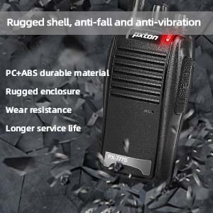 pxton walkie talkies hard shell
