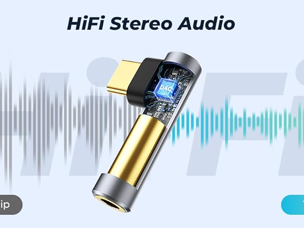 USB C to 3.5mm Audio Adapter