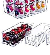 4 Large and 4 Small Stackable Storage Containers