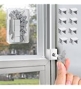 8 Sets Sliding Window Locks for Up and Down Windows,Easy to Install Vertical & Horizontal Window ...