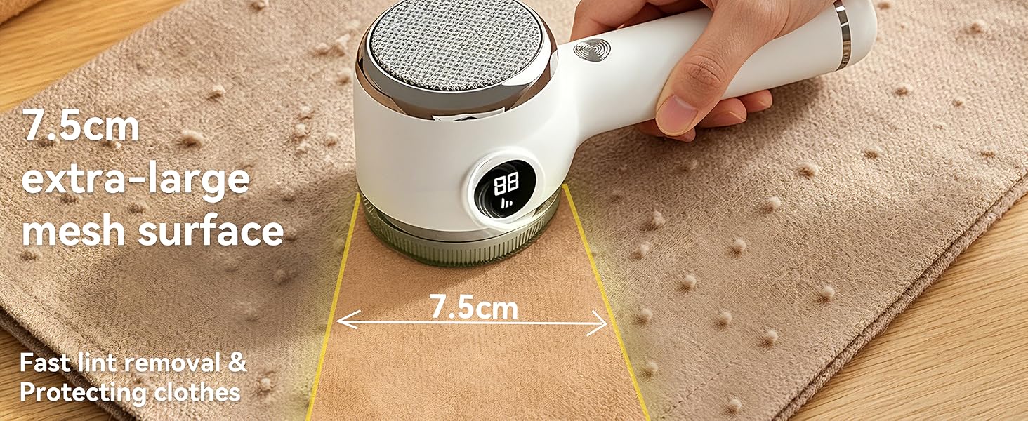 7.5cm extra-large mesh surface