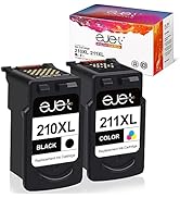 ejet Remanufactured 210XL and 211XL Ink Cartridges Replacement for Canon 210XL 211XL Combo for PI...