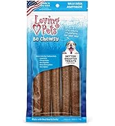 Loving Pets - Be Chewsy Bully Stick Alternative Dog Treat for Small, Medium & Large Dogs (5 Pack ...