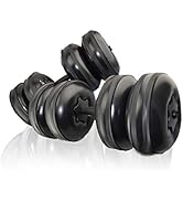 Dumbbells Water Fitness for Men & Woman Travel Weights up to 25 30 45 Lbs for Gym Cheap Fathers D...