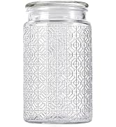 Adodeen 32oz Vintage Glass Jar With Lid, Glass Storage Containers, Airtight Kitchen Storage Conta...