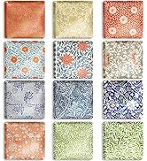 PT Berkin Arts 12pcs Cute Square Crystal Glass Strong Magnetic Refrigerator Magnet
