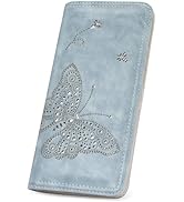 KITEVIUN RFID Wallet Women Ultra Slim Thin Womens Wallet Compact Clutch Long Ladies Wallet for Wo...