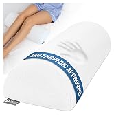 5 STARS UNITED Knee Pillow for Back Sleeping