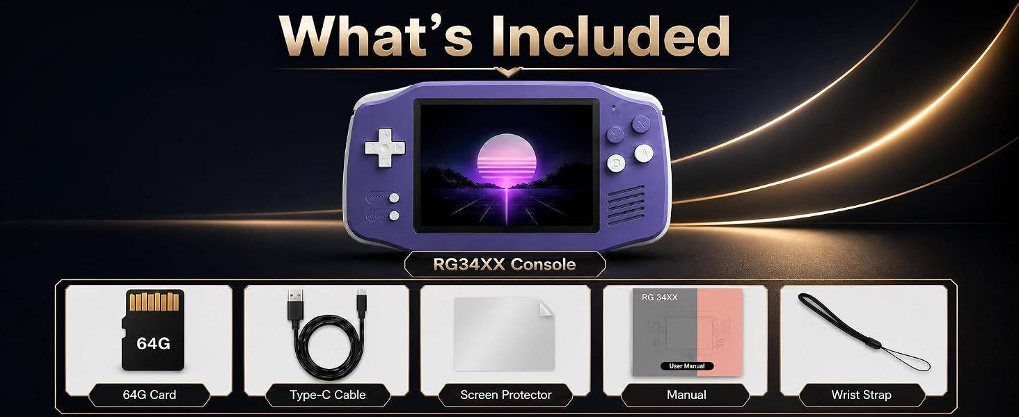 G34XX come with 3.4-inch IPS full-view angle screen, featuring OCA full lamination